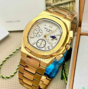 PATEK Phillipe Classic Kabisa Gold Na Nyeupe