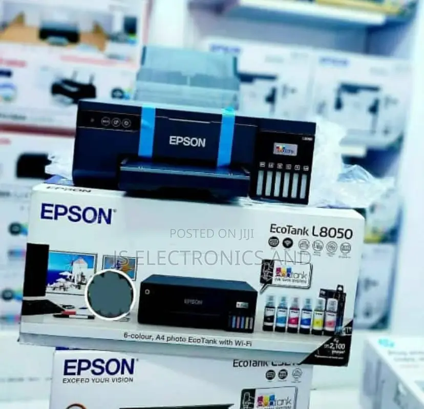EPSON L8050 Ecotank 6 Color A4 Photo Wi-Fi Printer Original