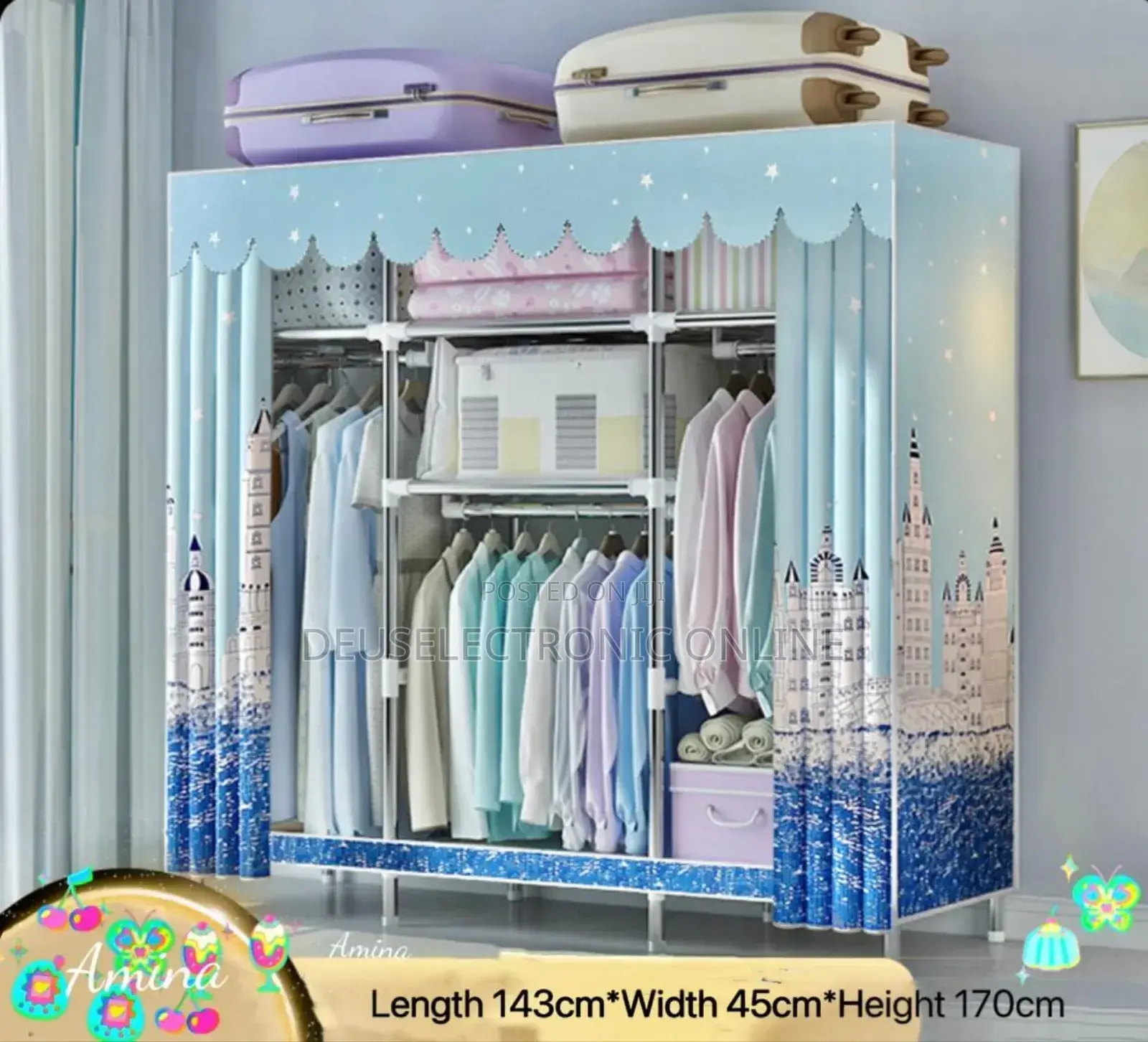 Storage Wardrobe 3 Door (Bomba Nenee)