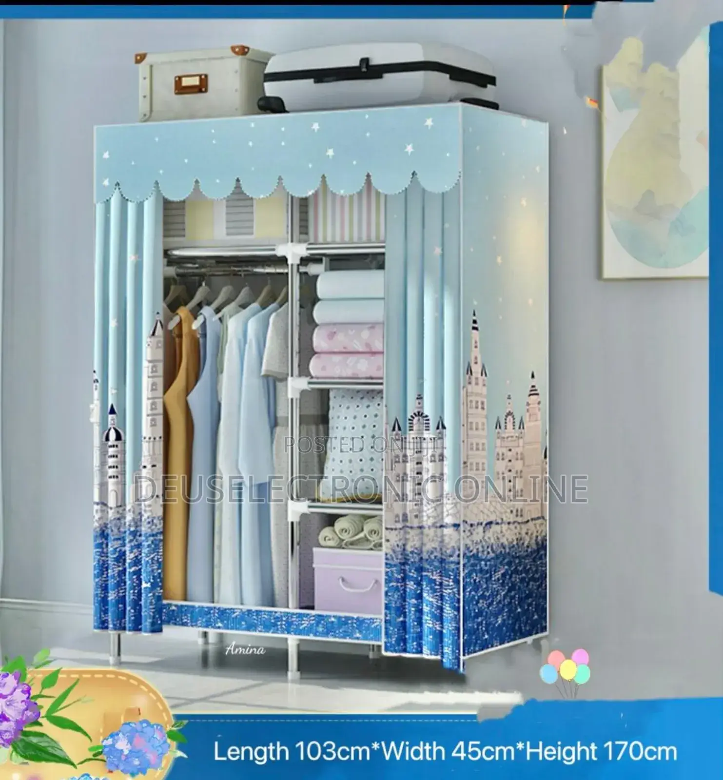 Storage Wardrobe 2 Door (Bomba Nenee)