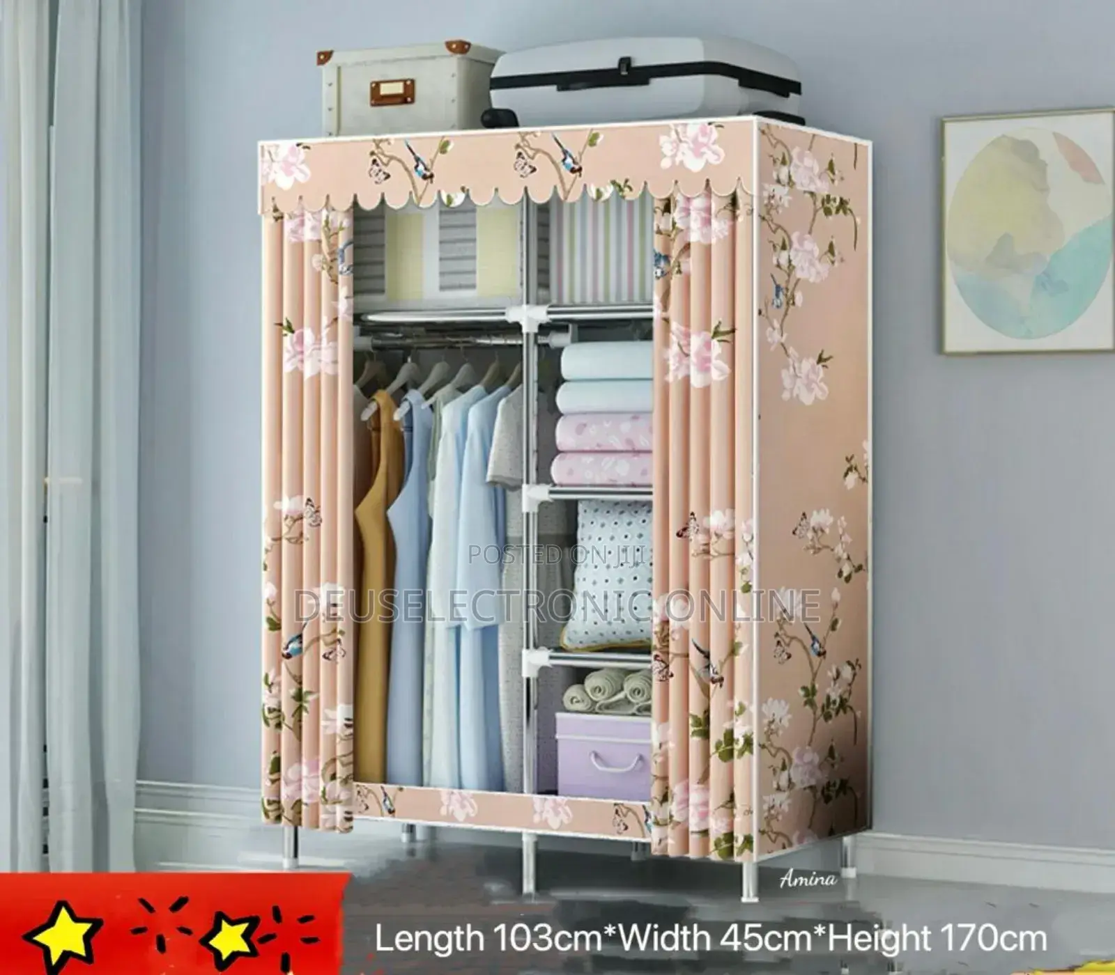 Storage Wardrobe 2 Door (Bomba Nenee)