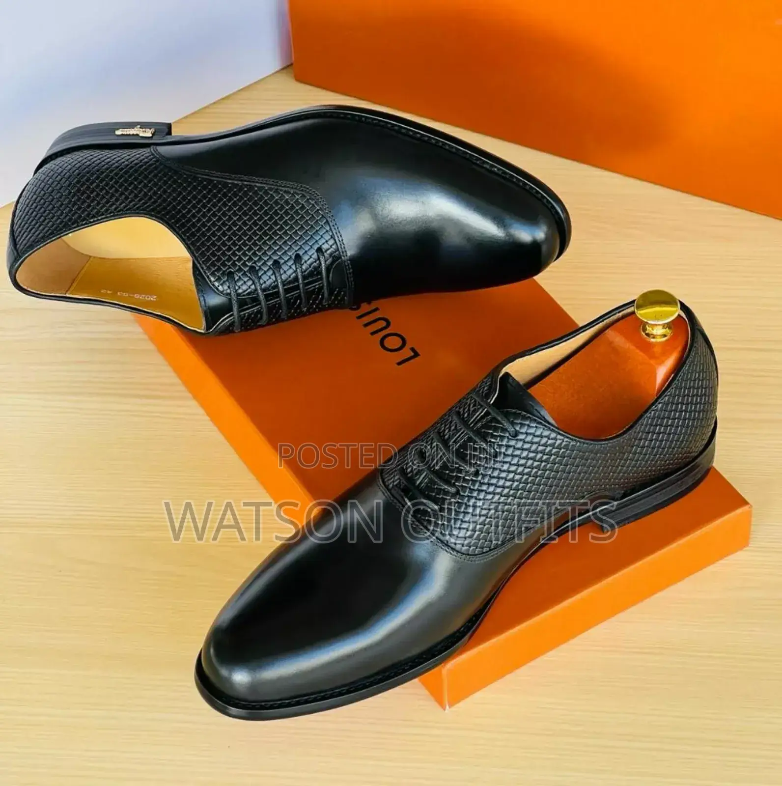 New Original Ferragamo Men Shoes/Moka Mpya