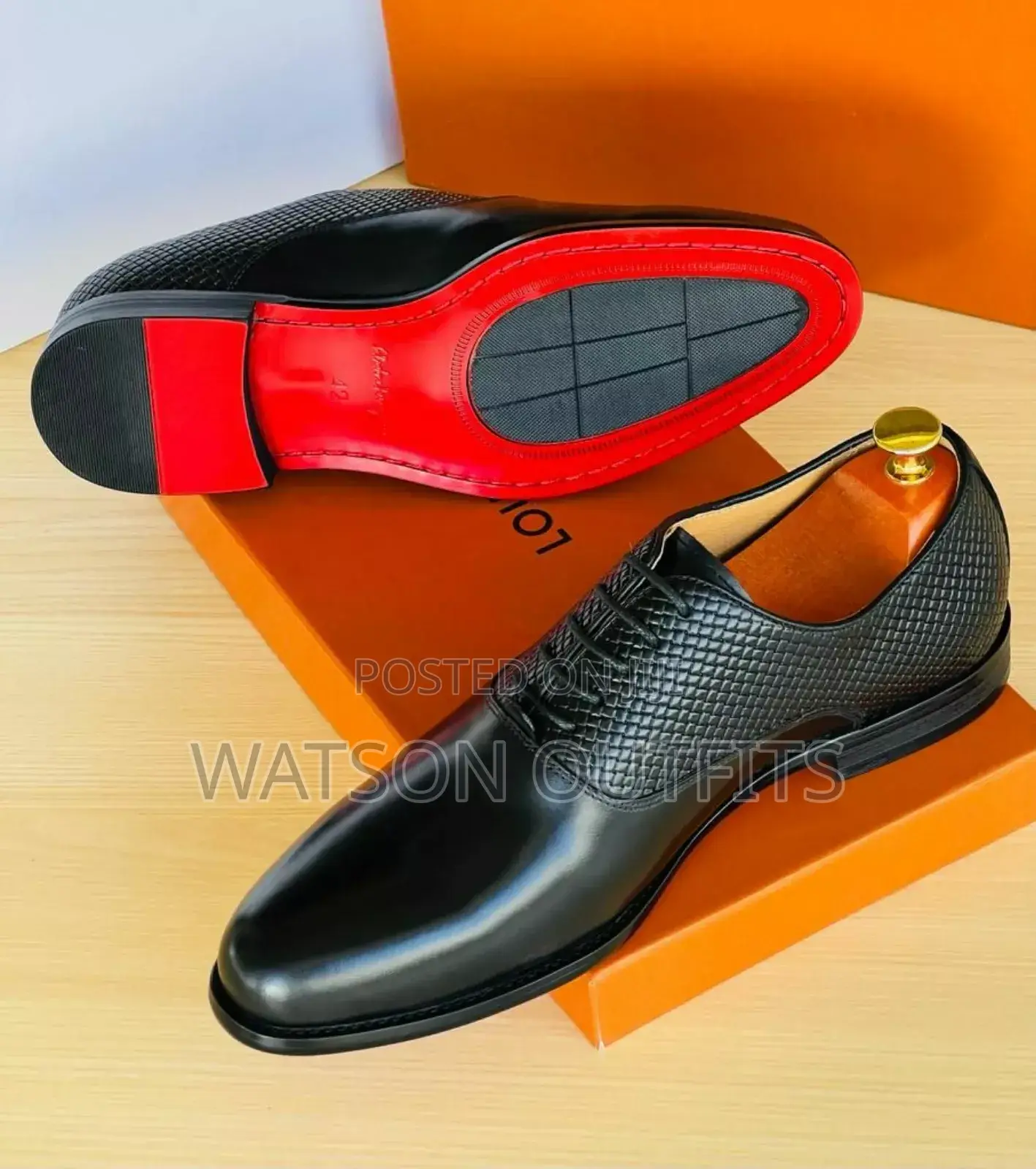 New Original Ferragamo Men Shoes/Moka Mpya