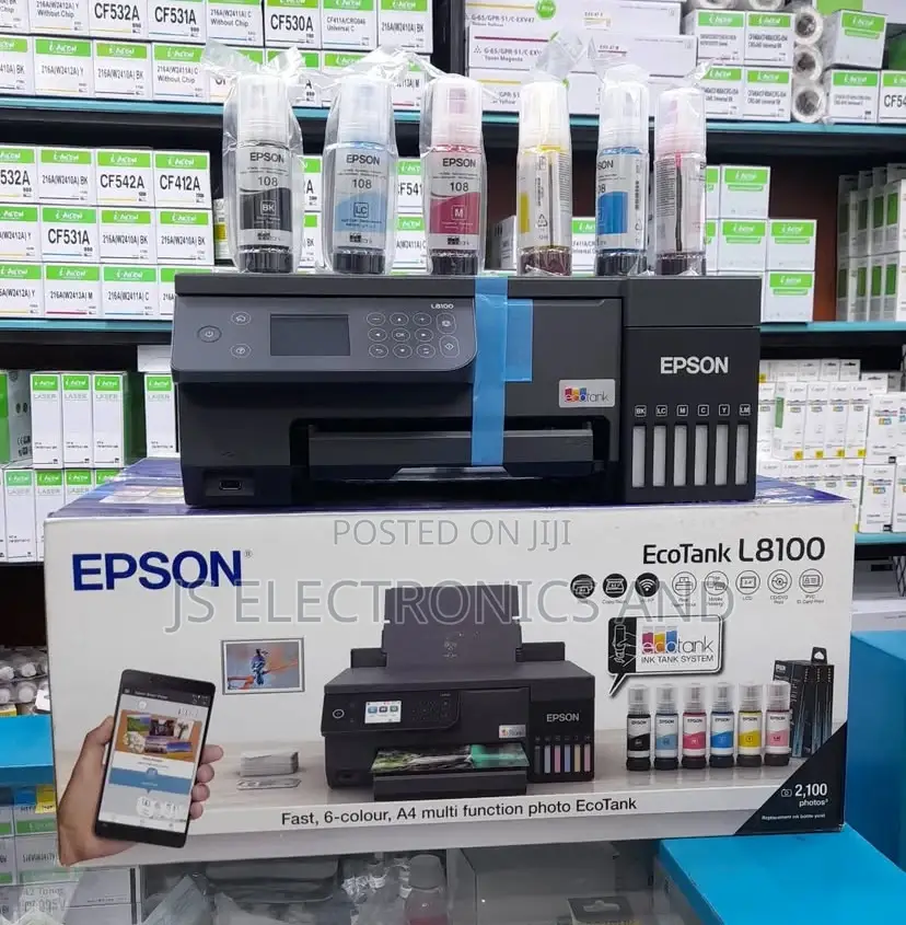 EPSON L8100 Eco Tank Original 4A Multi Fuction 6 Color