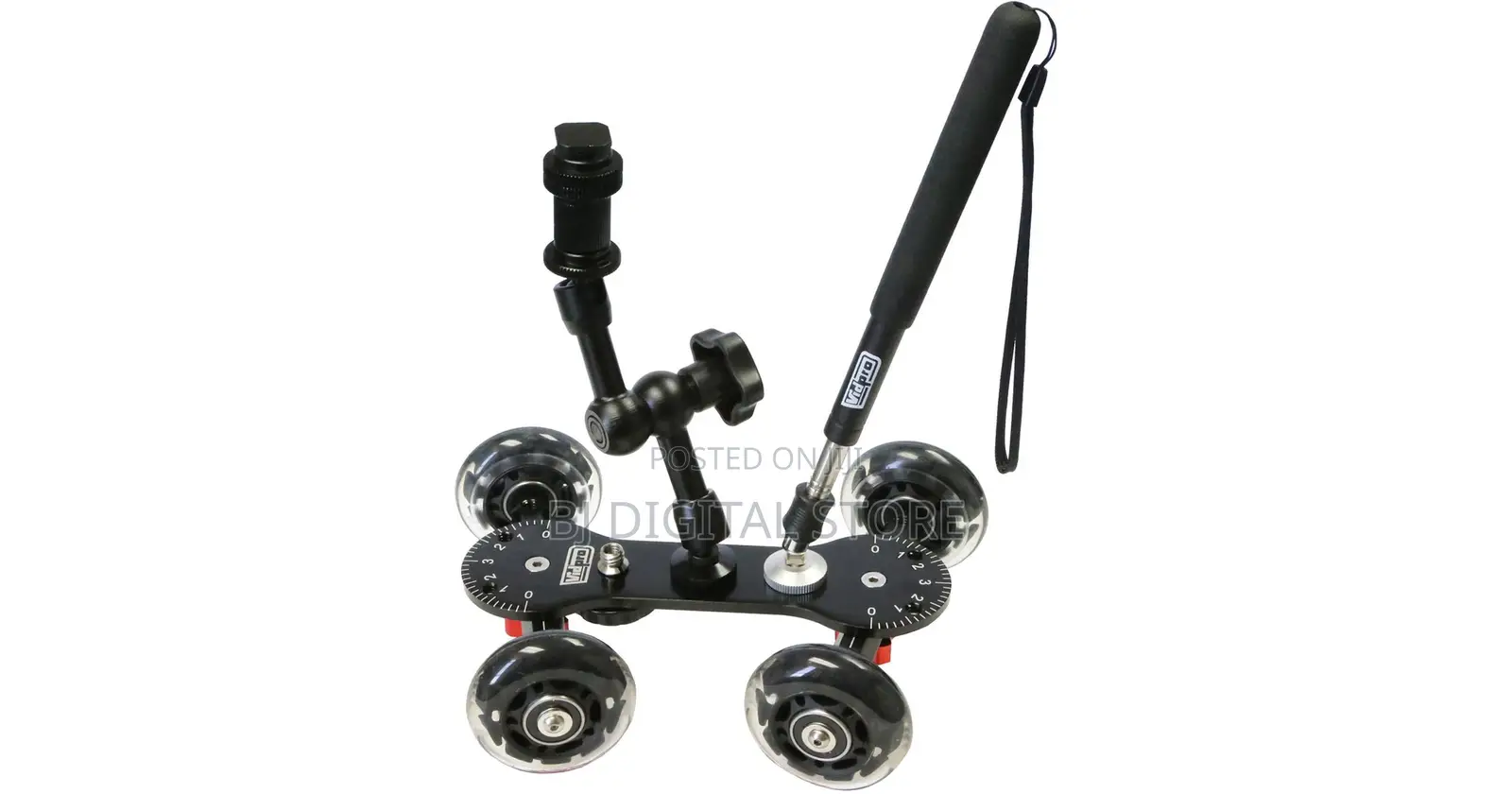 Vidpro Skater Dolly With Magic Arm and Extendable Handl