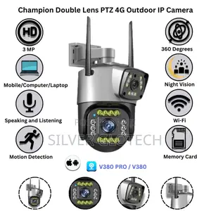 CCTV Camera 4G Dual Lens, Ina Camera Mbili