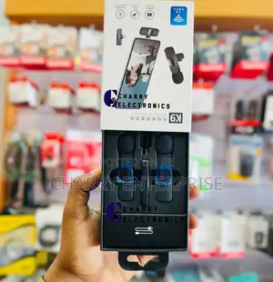 Dual 2 in 1 Wireless Microphone Auto Sync Noise Reduction