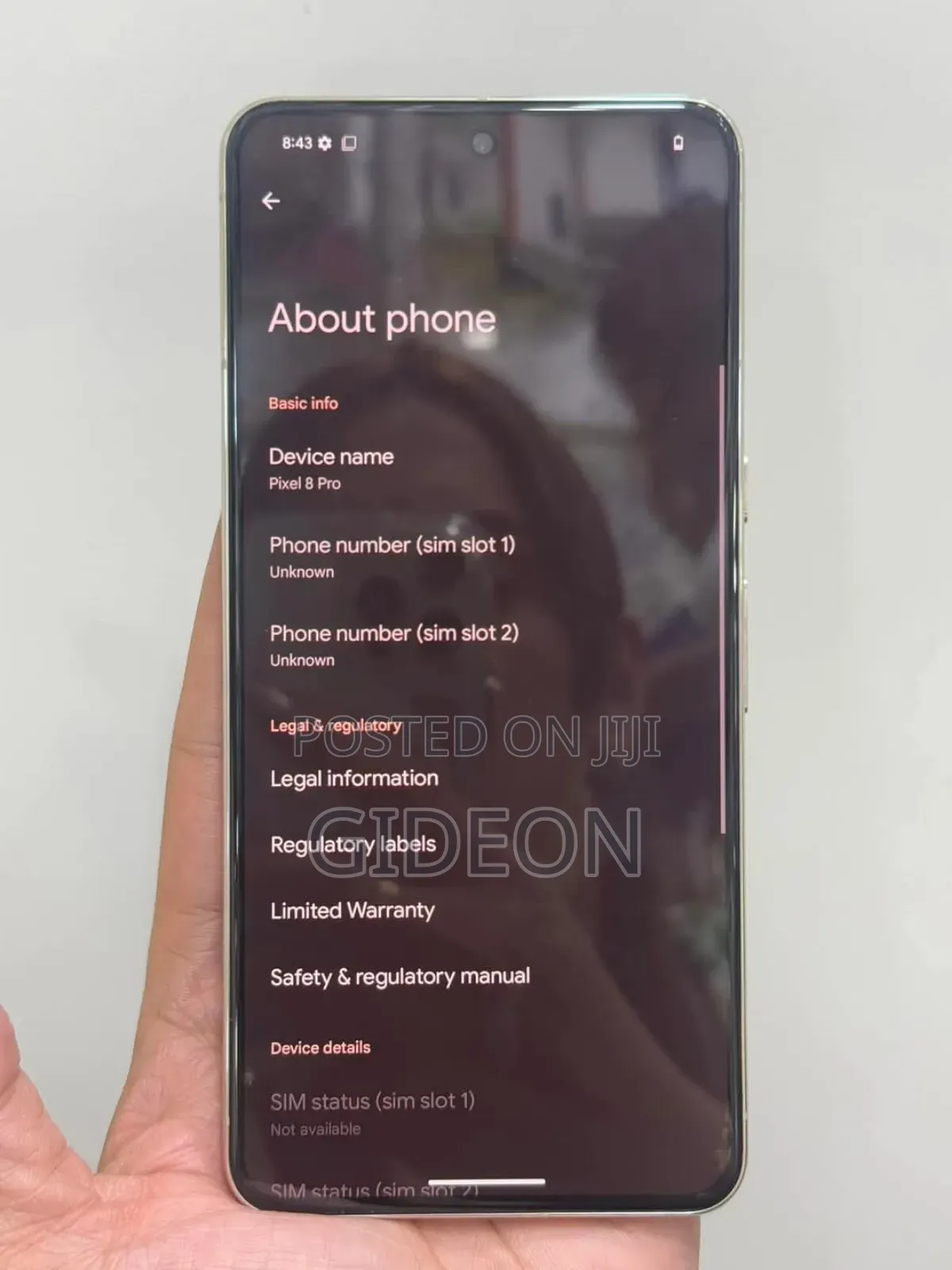 Google Pixel 8 Pro 128 GB White