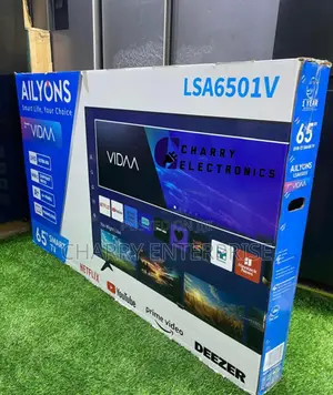 AILYONS Smart VIDAA FRAMELESS Ulta HD ( UHD) Tv 65 Inch 