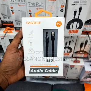 Faster M1 Audio Cable for Lightning to 3.5mm Port 150cm