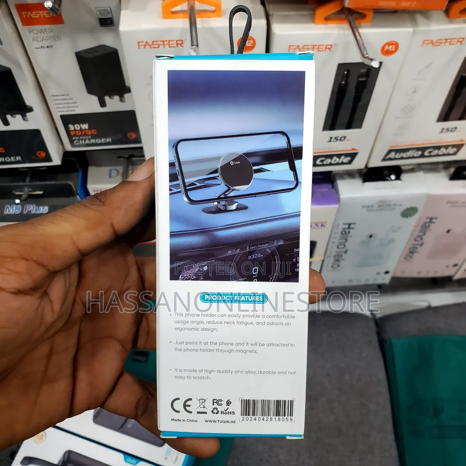 Tuqin QH 18 Mini Magnetic Car Phone Holder