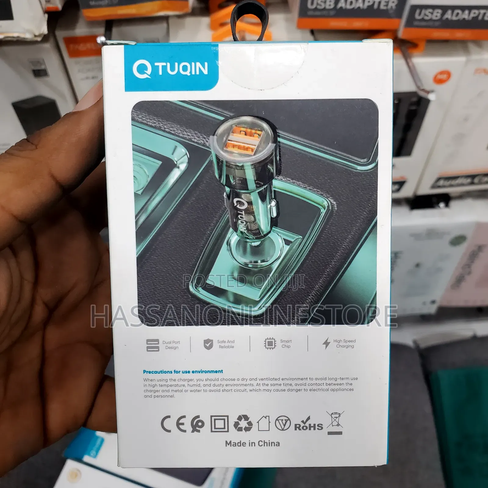 Tuqin QC 20 Dual USB Fast Car Charger
