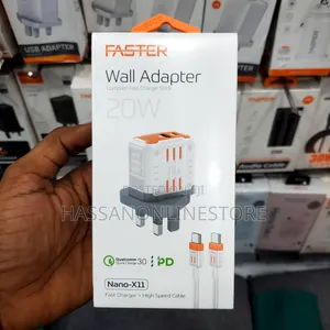 Faster Nano-X11 Wall Adapter Compact Fast Charger Brick