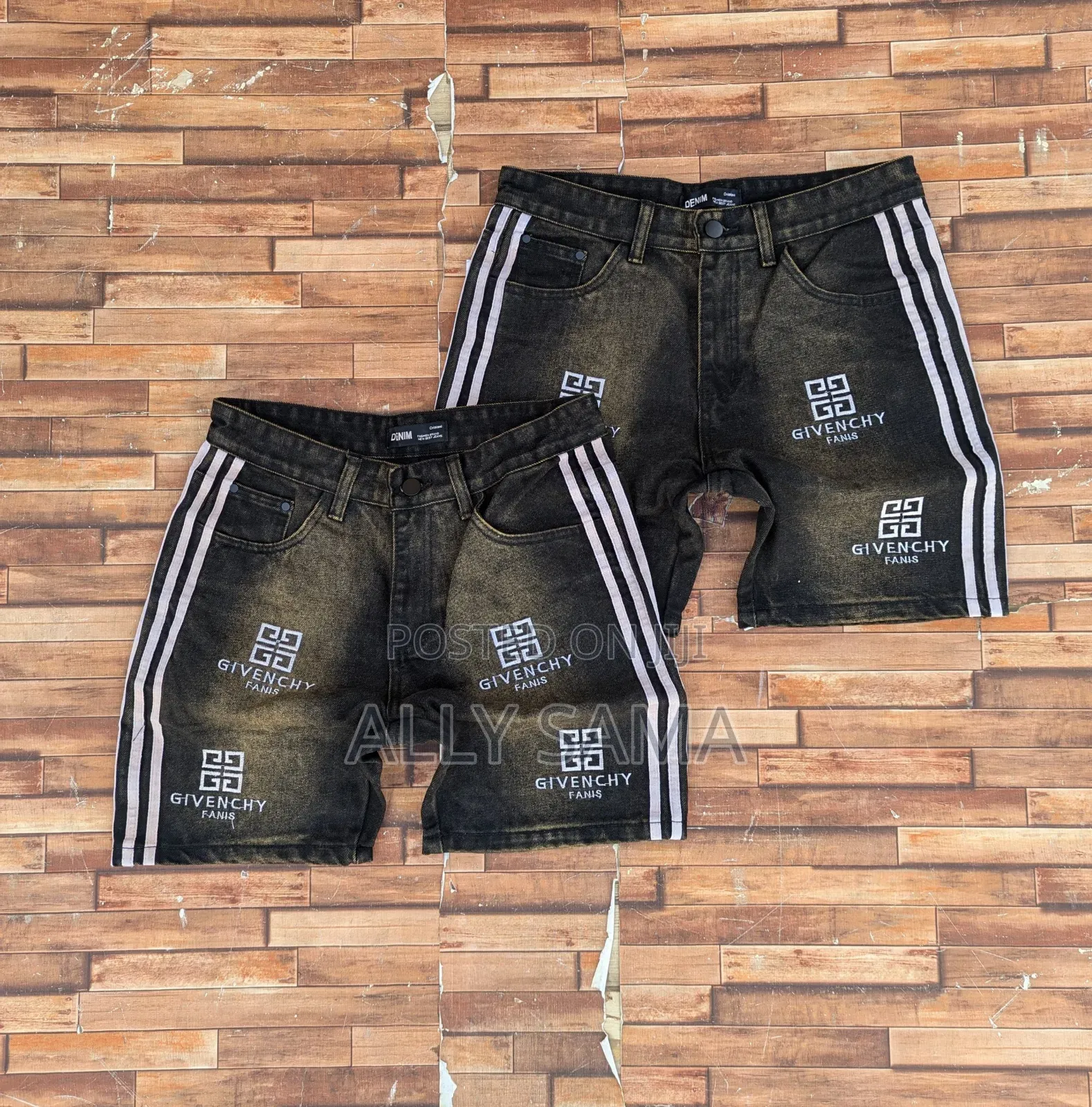 Men's Short Jeans Pens Gray