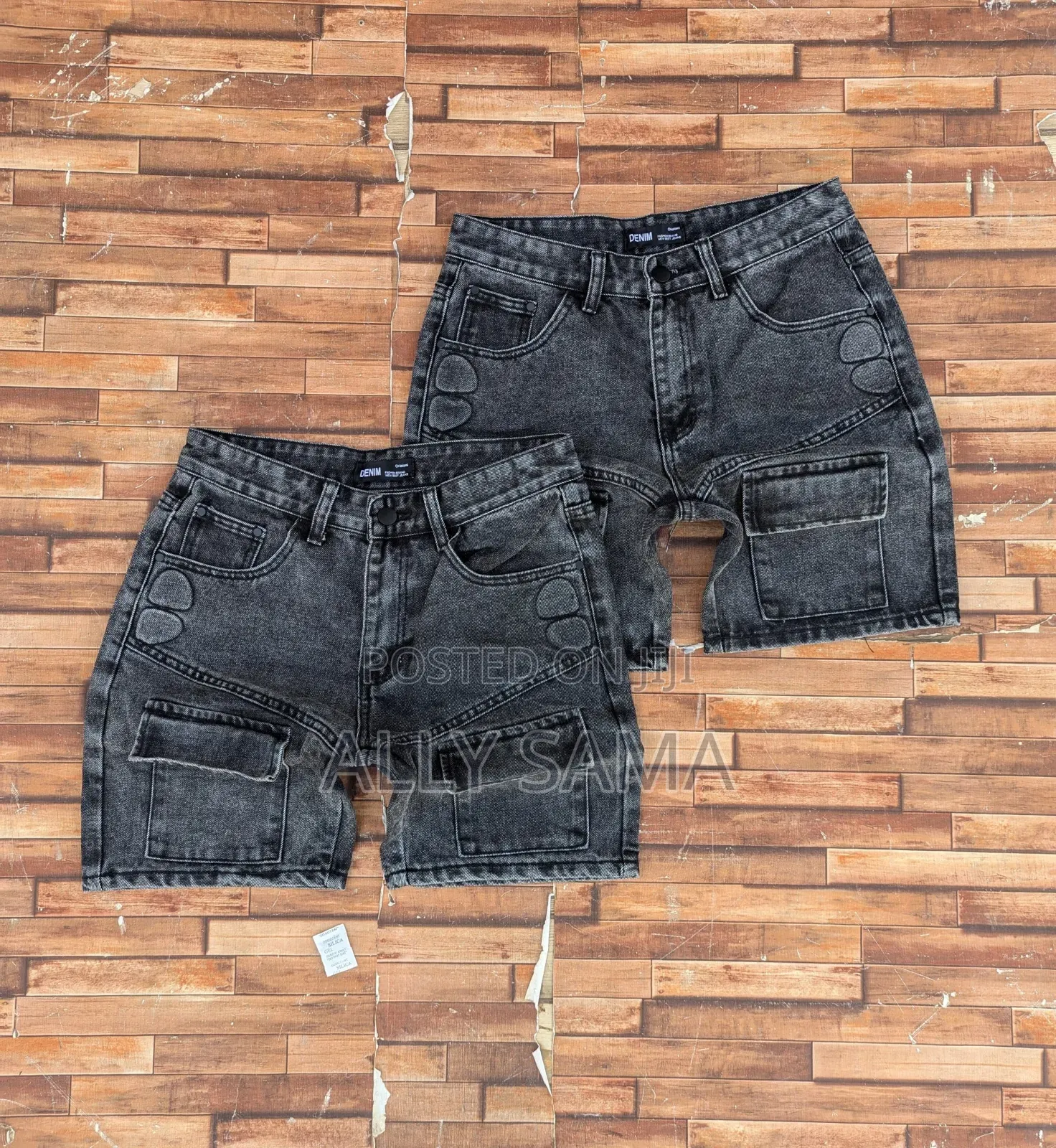 Men's Short Jeans Pens Gray