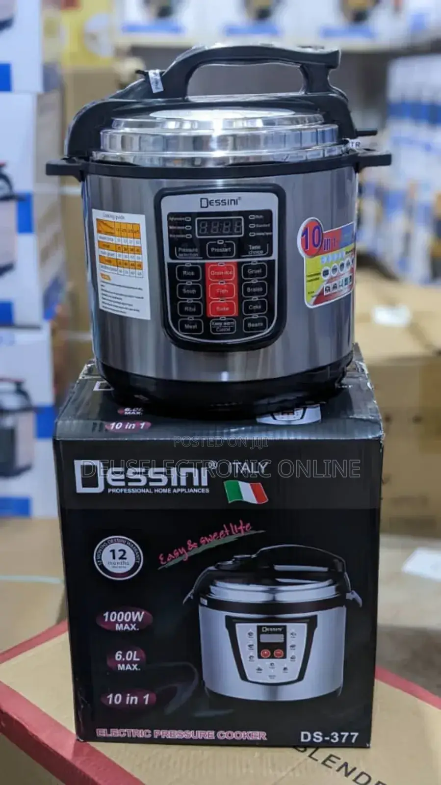 Electric Pressure Cooker 6L