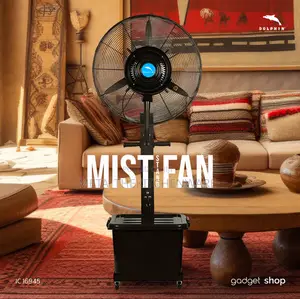 Dolphin Industrial Stand Mist Fan Size 26