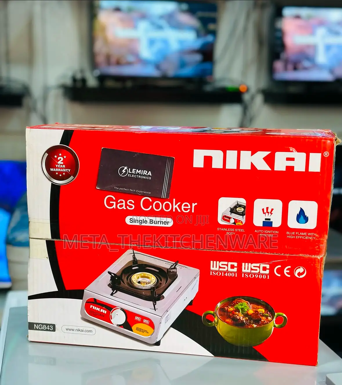 Nikai Gas Cooker Single Plate