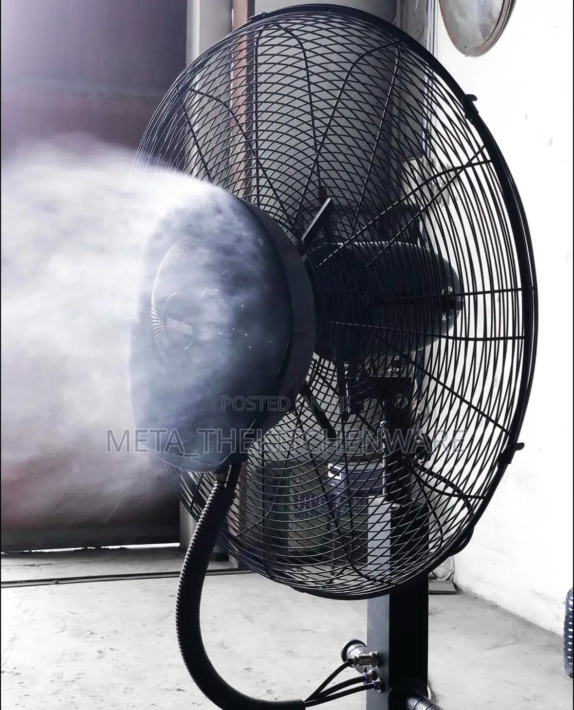Dolphin Industrial Stand Mist Fan Size 26