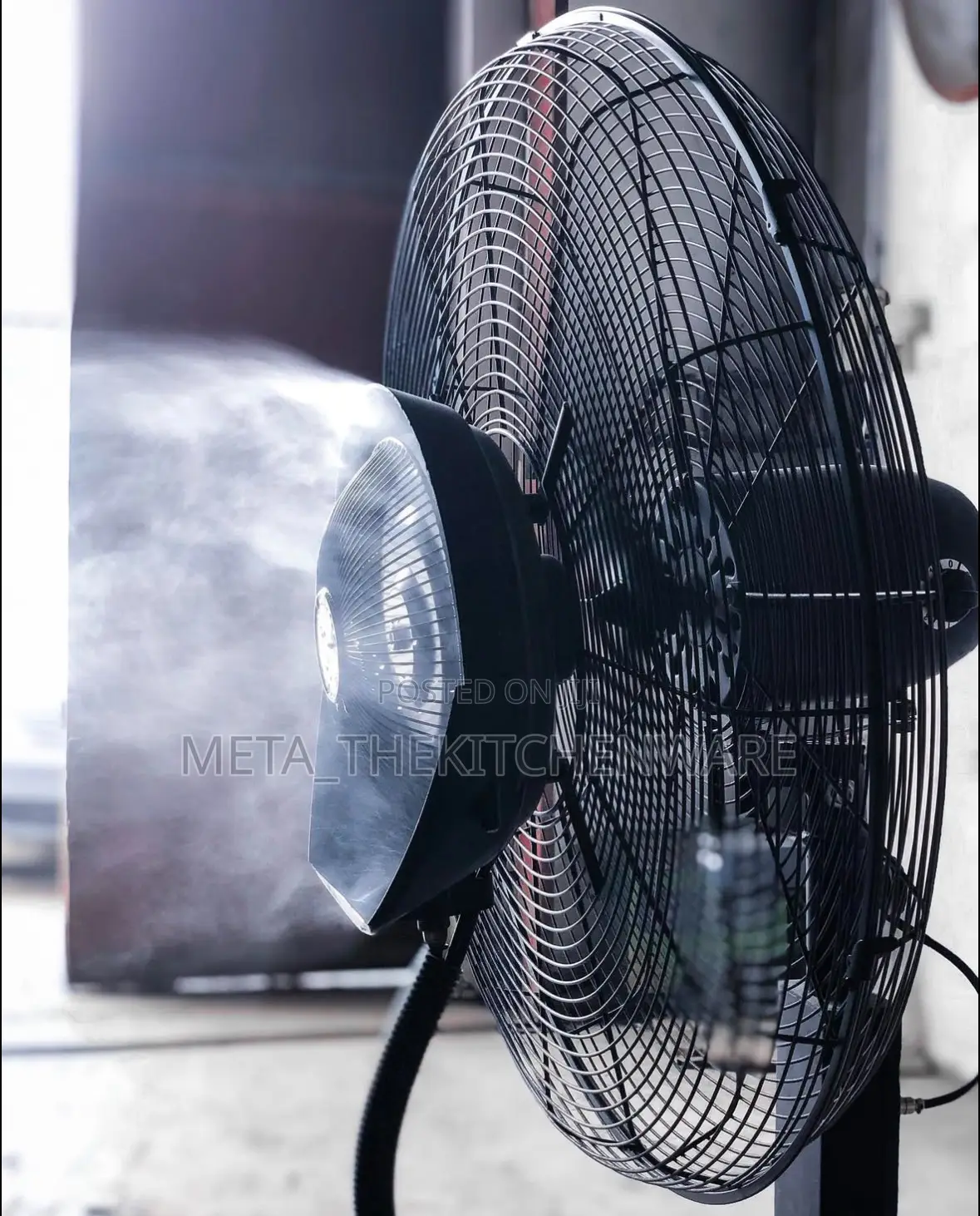 Dolphin Industrial Stand Mist Fan Size 26