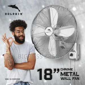 Dolphin  Wall Fan Size 18