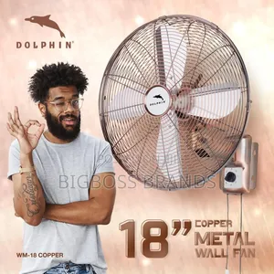 Dolphin  Wall Fan Size 18