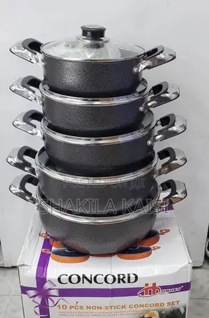 Non Stick Cookware (Sufuria) Set 5pcs