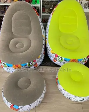 Inflatable Lounge Chair Air Chair, Sofa in Graffiti Design