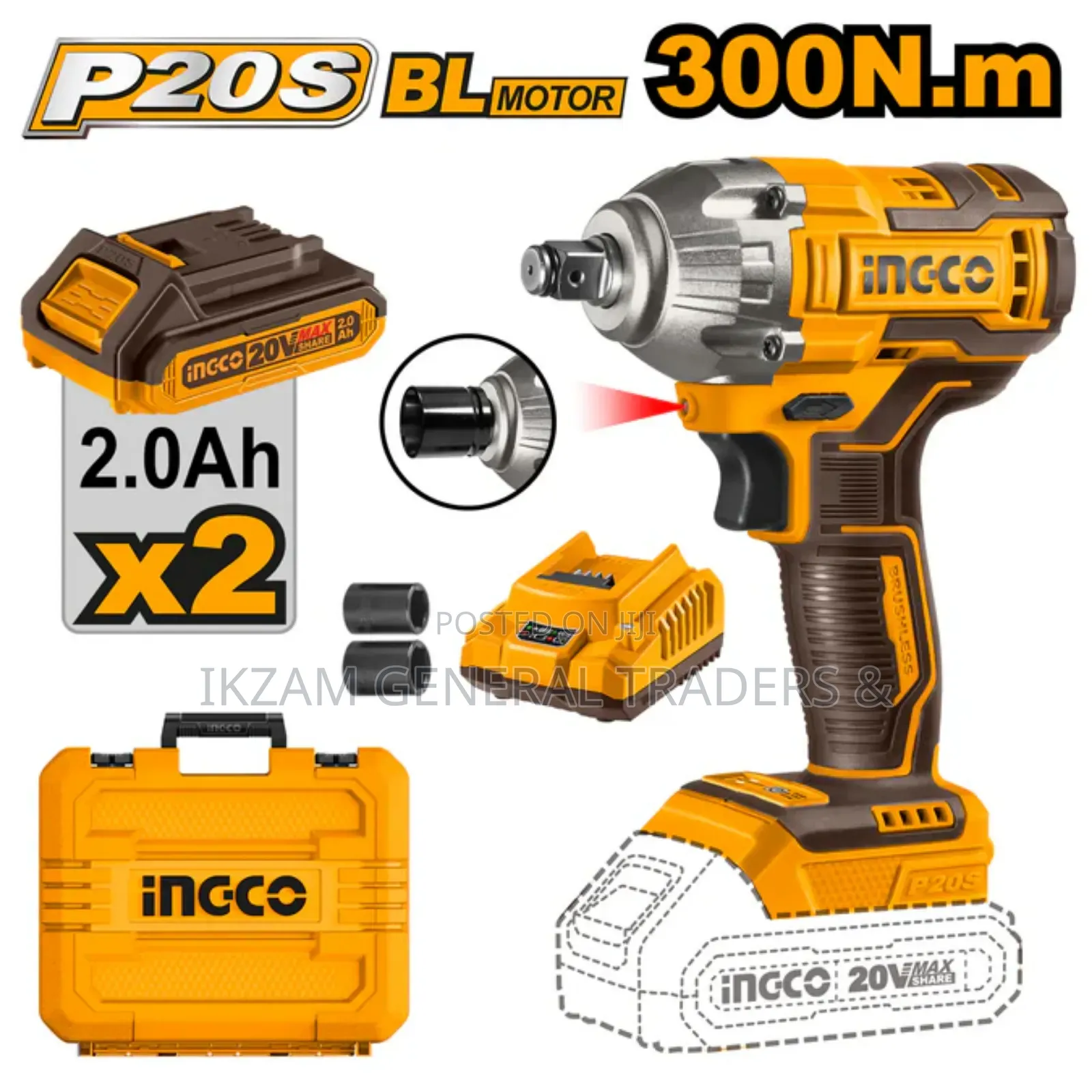 Impact Wrench Drill (Cordless)