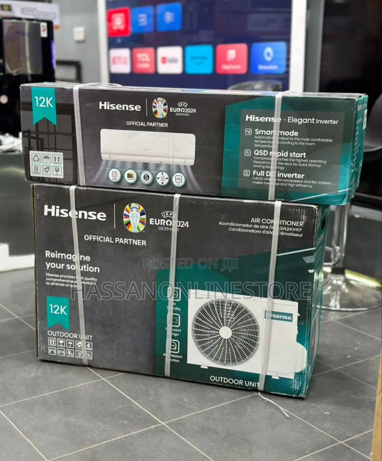 Hisense a/C New Model 2024 INVERTER With (Wifi) 12000BTU