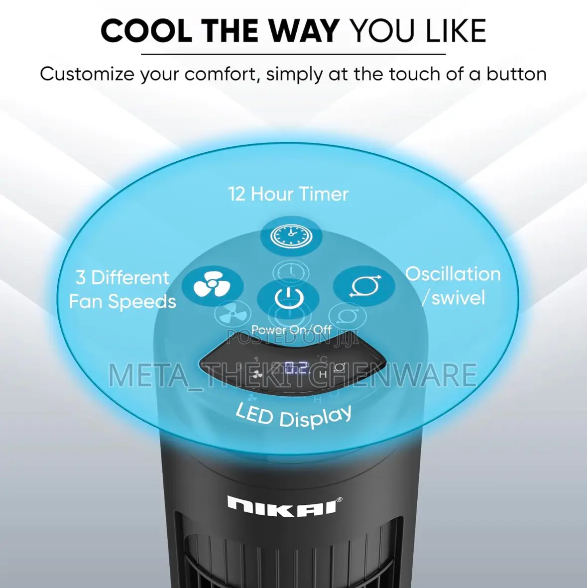 Nikai Tower Fan 45w