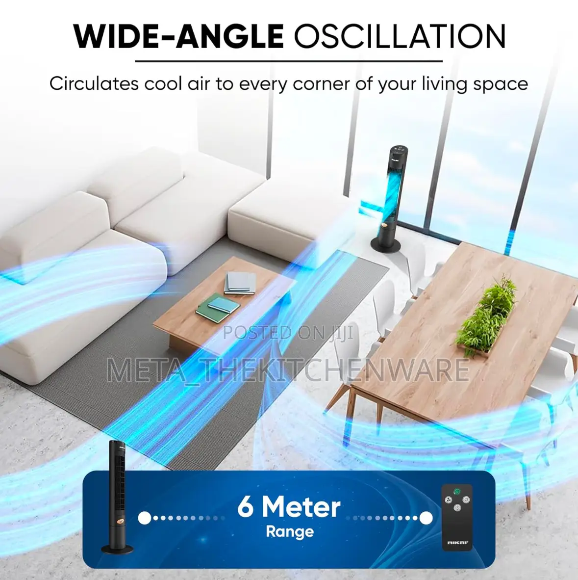 Nikai Tower Fan 45w