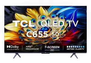 TCL (50 Inches) Ultra HD Smart Qled Google TV 50C655