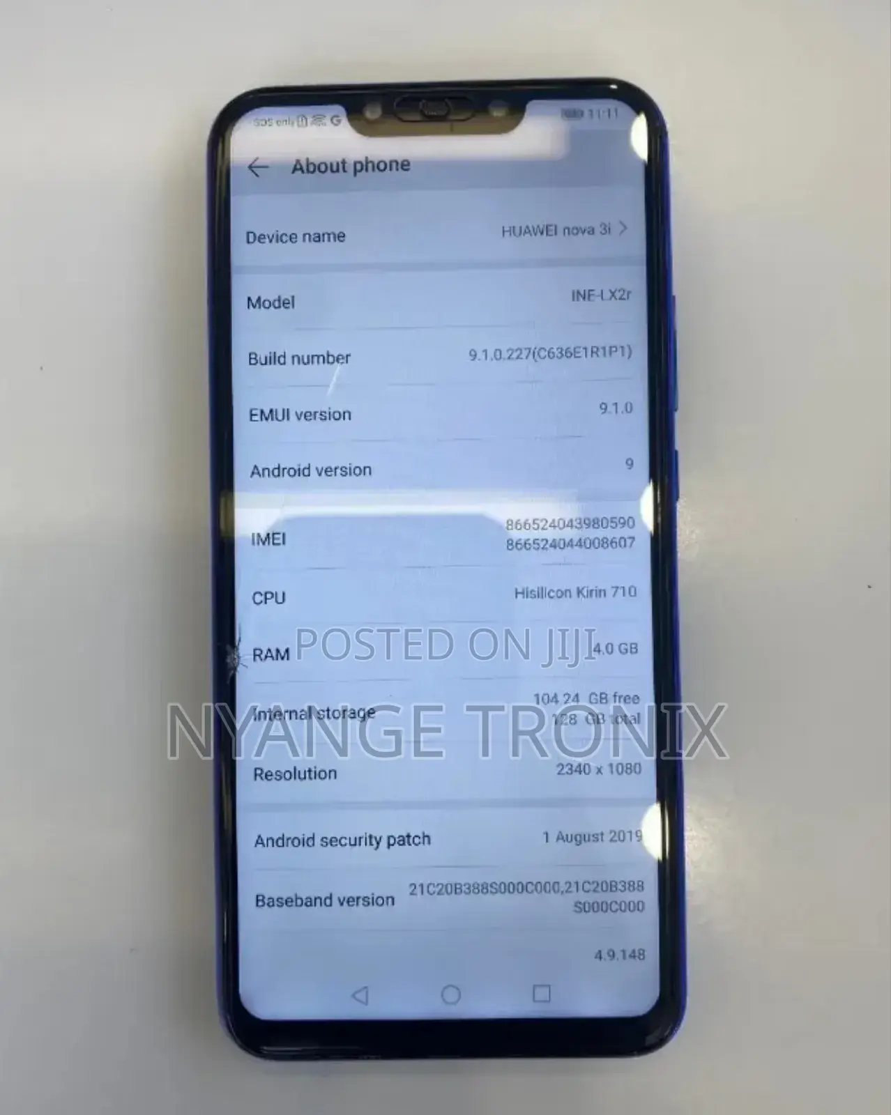 New Huawei Nova 3i 128 GB