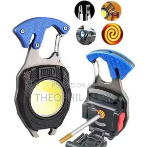 Multifunction Strong Cob Light With Cigarate Lighter