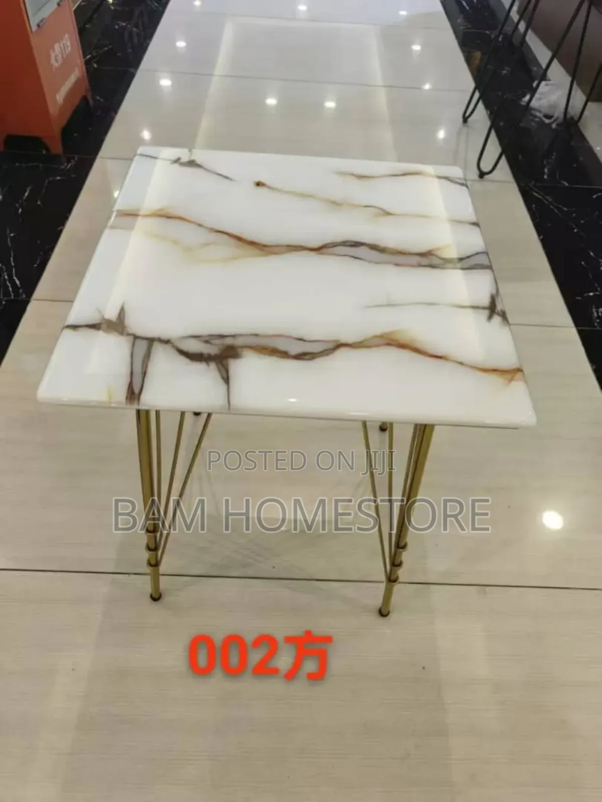 Nordic Marble Edged Table