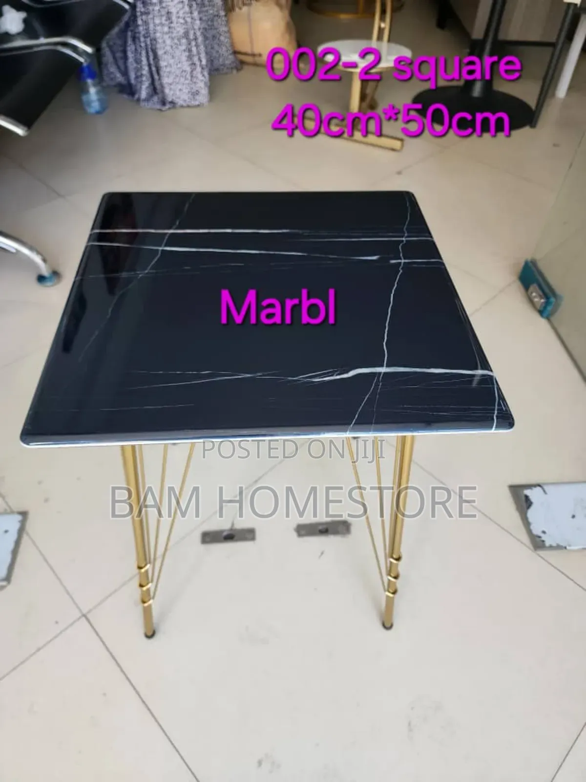 Nordic Marble Edged Table