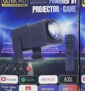 Borrego Ultra HD Projector Powered by Projector + Game