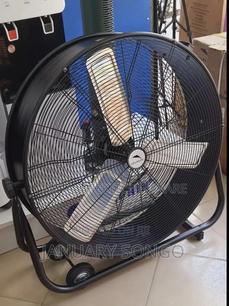 Dolphin High Velocity Adjustable Metal Drum Fan: Me-Df30