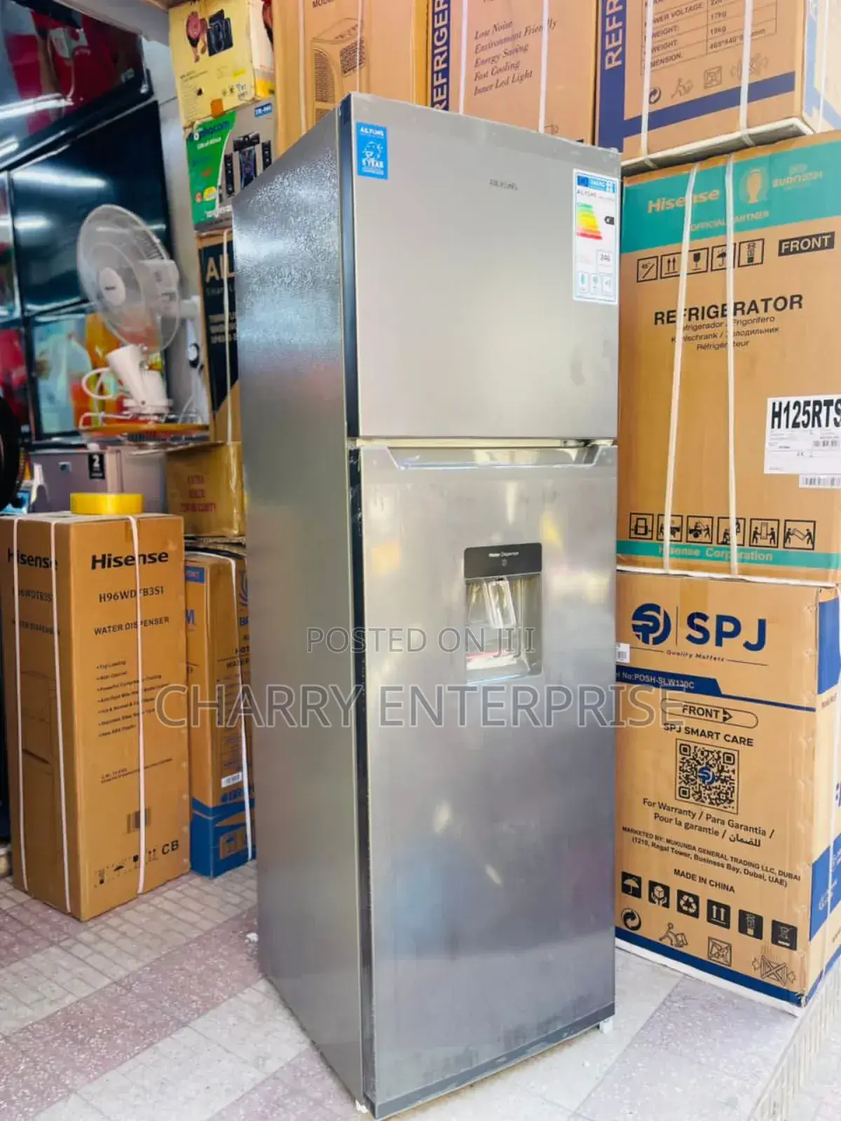 *Ailyons Fridge With Water Dispenser M265 Non Frost 255L