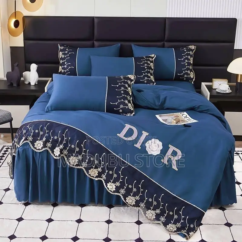 6piece Set King Size 1duvet Cover, 4pillow Case, 1bed Cover