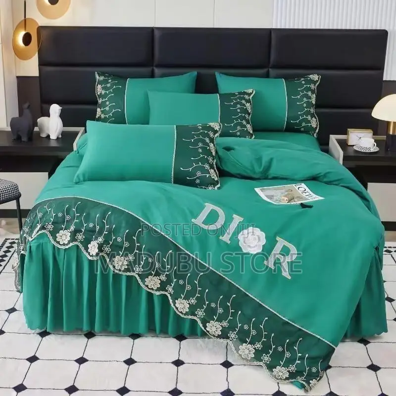 6piece Set King Size 1duvet Cover, 4pillow Case, 1bed Cover