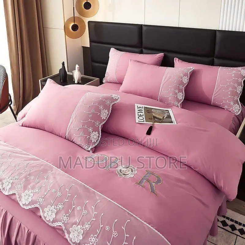 6piece Set King Size 1duvet Cover, 4pillow Case, 1bed Cover