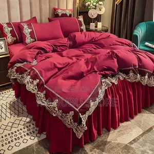6piece Set King Size 1duvet Cover, 4pillow Case, 1bed Cover