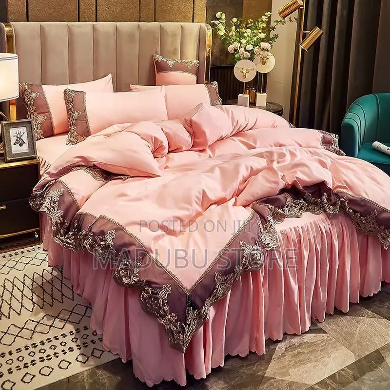 6piece Set King Size 1duvet Cover, 4pillow Case, 1bed Cover