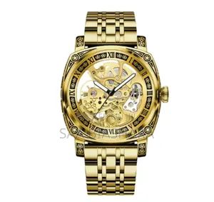 Forsining Automatic Bendera Chuma Gold