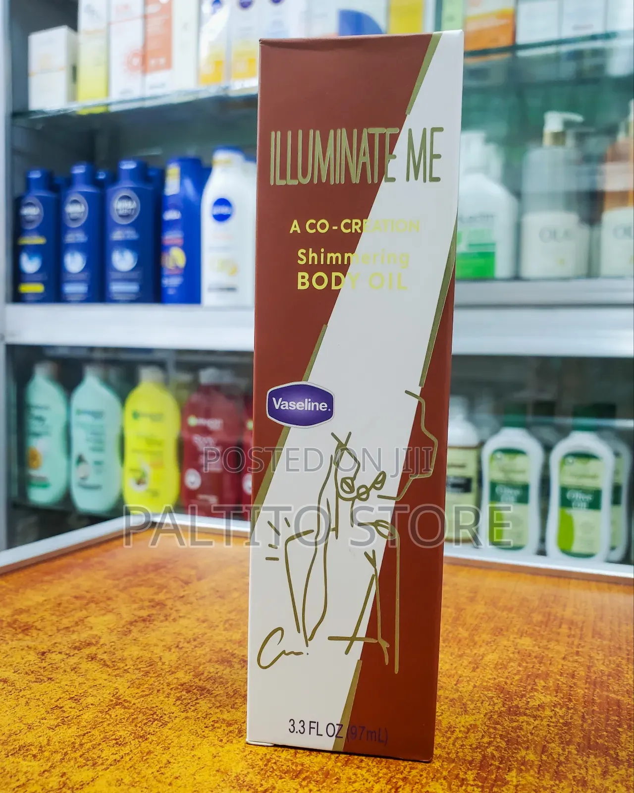 Vaseline Illuminate Me, Shimmering Body Oil, 3.3 Fl Oz