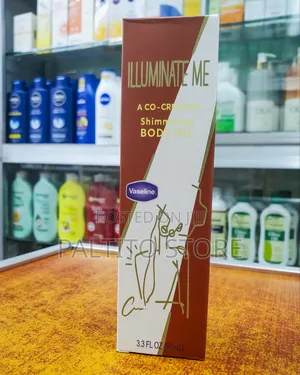 Vaseline Illuminate Me, Shimmering Body Oil, 3.3 Fl Oz
