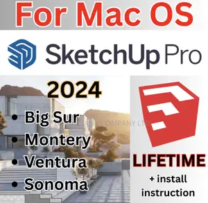 Sketchup 2024 for Mac (Lifetime Activated)