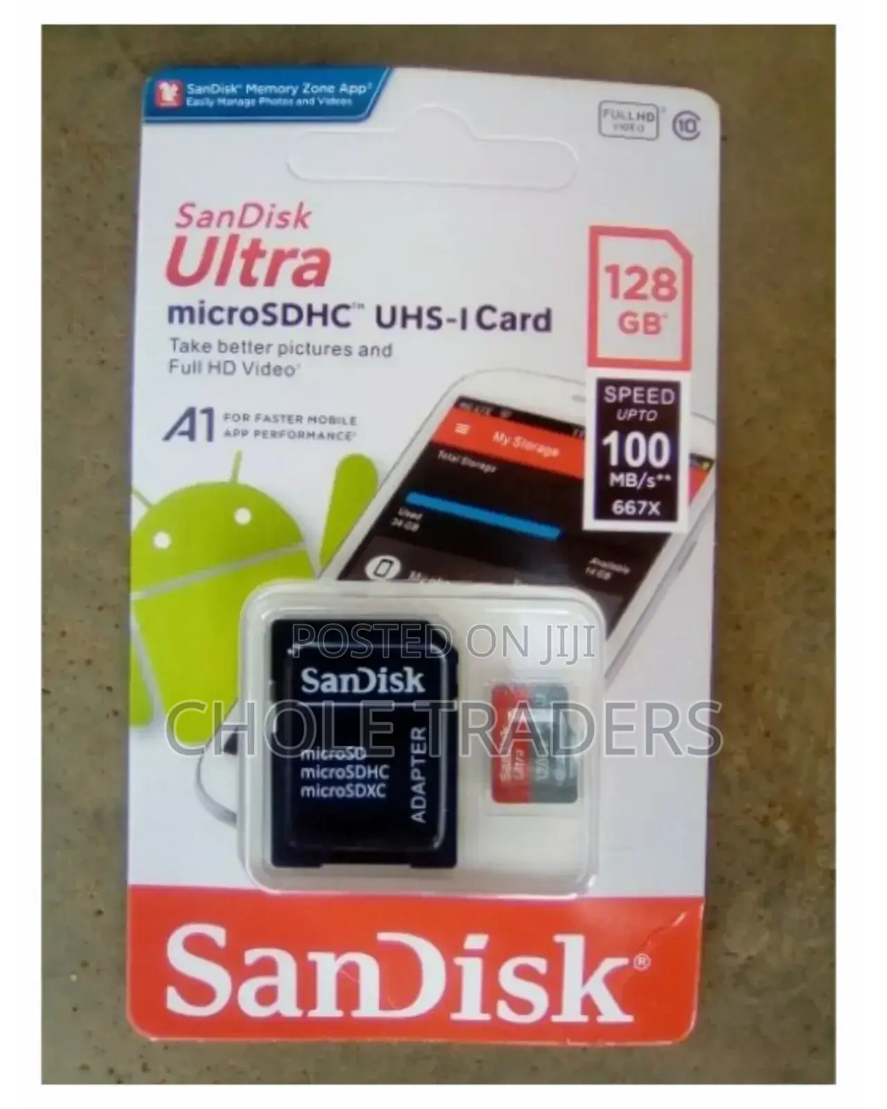 128gb Sandisk Micro Sd Memory Card